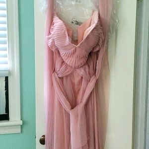 Dusty Rose Birdy Grey convertible bridesmaid dress size 2X